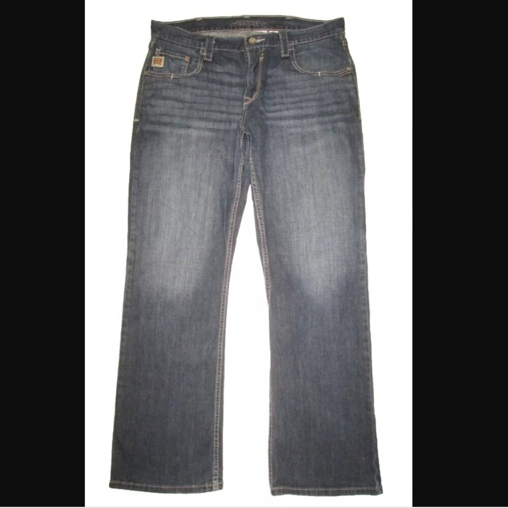 Cinch Carter 2.4 Relaxed Boot Stretch Jeans Men's Tag Size 35x32